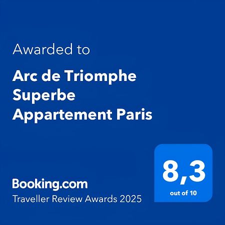 Arc De Triomphe Superbe Appartement Paris Free Netflix מראה חיצוני תמונה